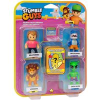 Pack de 4 figuras Stumble Guys + Figura misteriosa
