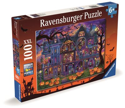 Puzzle ravensburger fiesta en la casa de los monstruos 100 pzas
