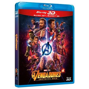 Rechazo tarta sangre Vengadores: Infinity War - 3D + Blu-Ray - Joe Russo - Anthony Russo - Chris  Evans - Robert Downey Jr. | Fnac