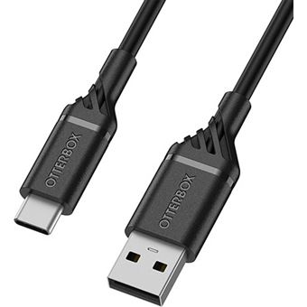 Cable Otterbox USB-A a USB-C Negro 1 m