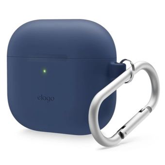 Funda de silicona con mosquetón Elago Jean índigo para AirPods 4 (4ª generación) - 1