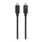 T'nB Cable de carga USB-C a USB-C 1m negro