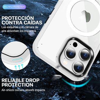 Funda 4-ok Protek + Protector de pantalla Cristal templado para iPhone 15  Plus - Funda para teléfono móvil