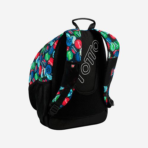 Mochila escolar Totto Cartulina chapas multicolor Mochilas