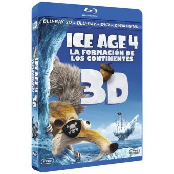 Ice Age 4: La formación de los continentes - Blu-Ray 3D + 2D + DVD + Copia digital