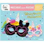 Máscaras Para Rascar. Unicornios Brillantes