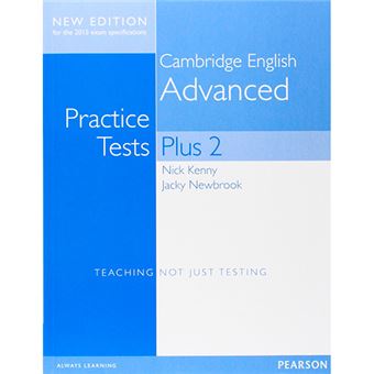 Cambridge Advanced Volume 2 Practice Tests Plus New Edition Students' Book Without Key