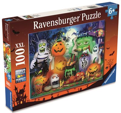 Puzzle ravensburger diversión escalofriante 100 pzas