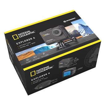 Cámara deportiva National Geographic Action Cam Explorer 6 4K - Videocámara Sport - mejor precio | Fnac
