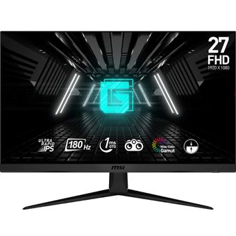Monitor gaming MSI G2712F 27" Full HD IPS, 180Hz Negro - 1