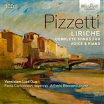 Pizzetti-Liriche Songs Voice & - 3 Cds