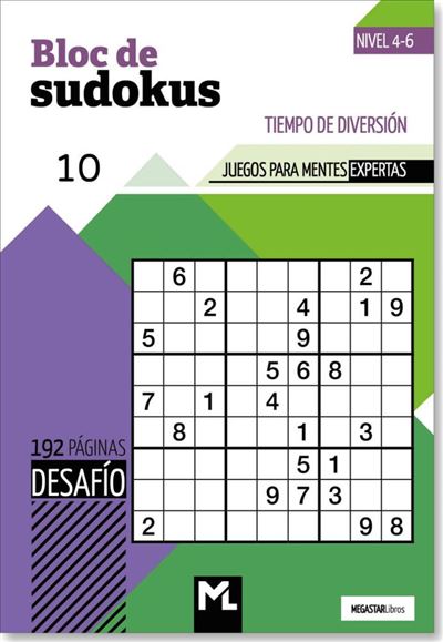 Megastar Bloc Sudokus 10 - Varios Autores (Autor)