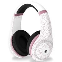 Headset gaming 4Gamers PRO4-70 Blanco/Rosa para PS4