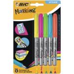 Pack de 5 Marcadores Permanentes Intensity Pastel BIC