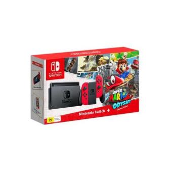 Nintendo Switch + Super Mario Odyssey (Tarjeta de descarga)