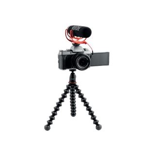 Cámara EVIL Fujifilm X-T200 Plata oscuro + 15-45 mm + Micrófono + Trípode Kit