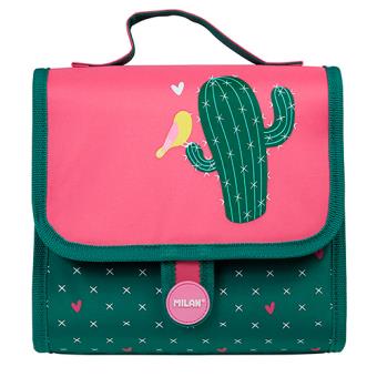 Maletín 2 estuches Milan Cactus