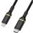 Cable rápido Otterbox Lightning a USB-C Negro 1 m
