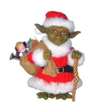 Figura Star Wars - Yoda Santa Claus - 1