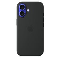 Funda de silicona con MagSafe Apple Negra para iPhone 16