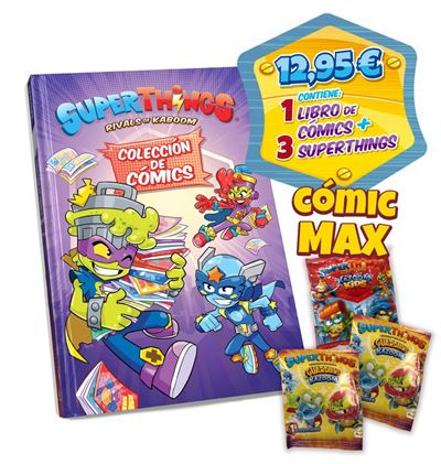 Libro Coleccionista Cómics Superthings - MAX - Series 4, 5 y Secret Spies -  Varios autores (Autor)