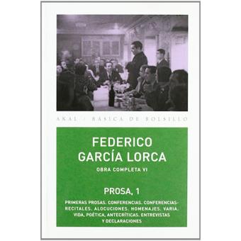 Federico García Lorca - Obra completa VI - Prosa - 1
