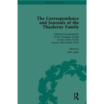 The Correspondence and Journals of the Thackeray Family Vol 5 - 1