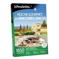 Caja regalo Wonderbox Noche gourmet en rincones únicos