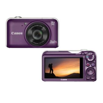 Canon Powershot SX220 HS Purpura Cámara Digital Avanzada - 1