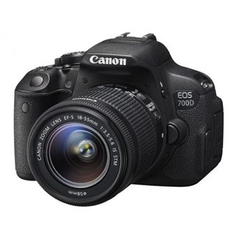 Cámara Réflex Canon EOS 700D +EF-S 18-55mm f/3.5-5.6 IS STM - Cámaras Fotos  Réflex - Compra al mejor precio