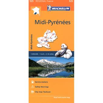 Mapa Regional: Midi-Pyrénées