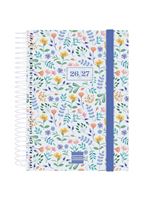 Agenda Escolar Finocam Secundaria Sep 2026 - Jun 2027 8º - 120x164 Mm 1 Día Página Fiori Español
