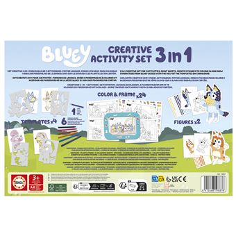 Set 3 In 1 Bluey Creative Activities Educa - 1