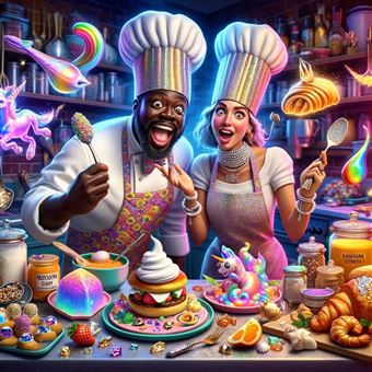 Extravagant Culinary Tales: 20 Outrageous Fake Recipes to Spark Your Imagination From Unicorn Cream to Diamond-Crusted Delights: Culinary Fantasies That Defy Belief - 1