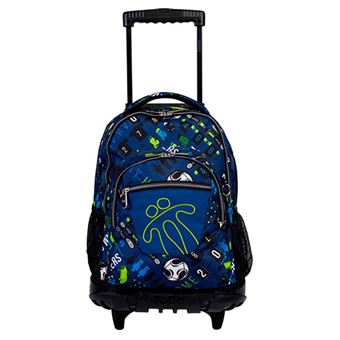 Mochila Rue Escolar Bomper Totto Azul Renglones rarzw