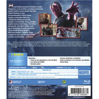 Vengadores: La Era de Ultrón - Blu-Ray
