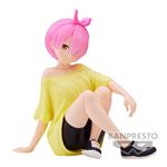 Default Constructor Figura Banpresto Re:zero Ram Para Entrenar 14Cm