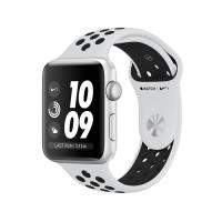Apple Watch S3 Nike+ GPS 42mm Caja de aluminio en plata y correa Nike Sport platino puro/negra