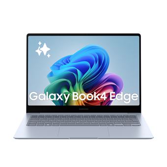Ordenador portátil Samsung Galaxy Book4 Edge 14, Qualcomm Snapdragon X Elite X1E80100, 16GB RAM, 512GB SSD, Qualcomm® Adreno™, Windows 11 Home, 14" WQXGA+
