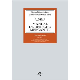 Manual De Derecho Mercantil