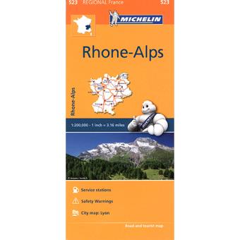 Mapa Regional: Rhone-Alpes