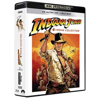 Pack Indiana Jones: Colección 4 Películas - UHD + Blu-ray