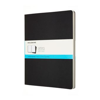 LIBRETA CAHIER ASIGNATURA NEGRA XL MOLESKINE