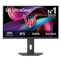 Monitor Gaming LG UltraGear 27G610A-B 27" IPS, Quad HD 200Hz Negro