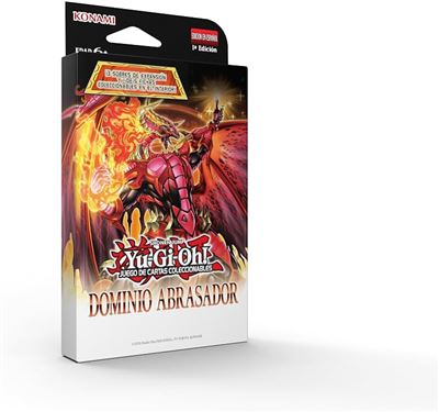 Yu gi oh! pack 3 sobres dominio abrasador