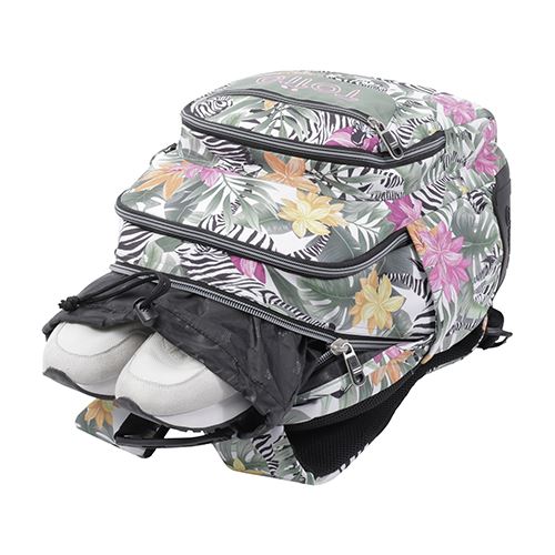 MOCHILA TOTTO ADAPTABLE TROPICAL CEBRAS 23 4HW