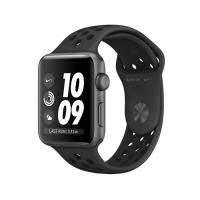 Apple Watch S3 Nike+ GPS 42mm Caja de aluminio en gris espacial y correa Nike Sport antracita/negra