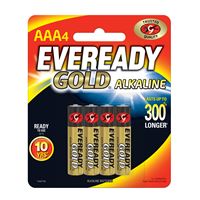 Energizer Pack 4 Eveready Gold AAA
