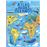 Atlas de mares y océanos con pegatinas