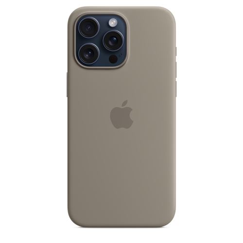 Carcasa de silicona con MagSafe para el iPhone 15 Pro Max - Color arcilla -  Apple (CL)